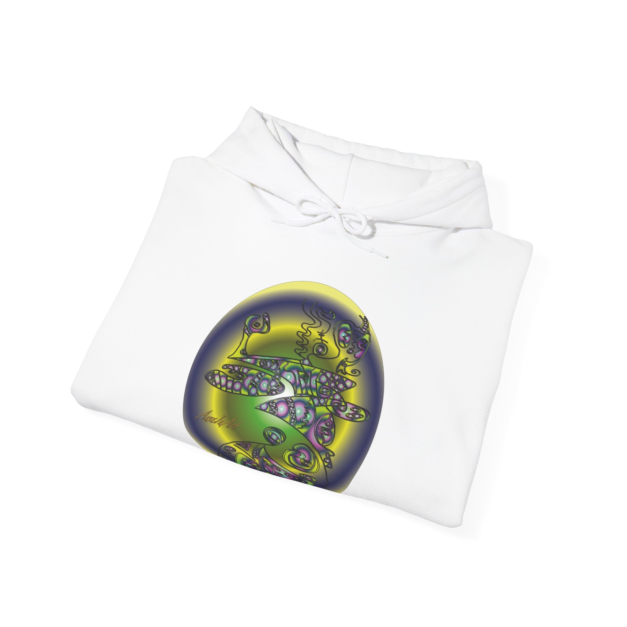 Unisex Blend Hooded Sweatshirt