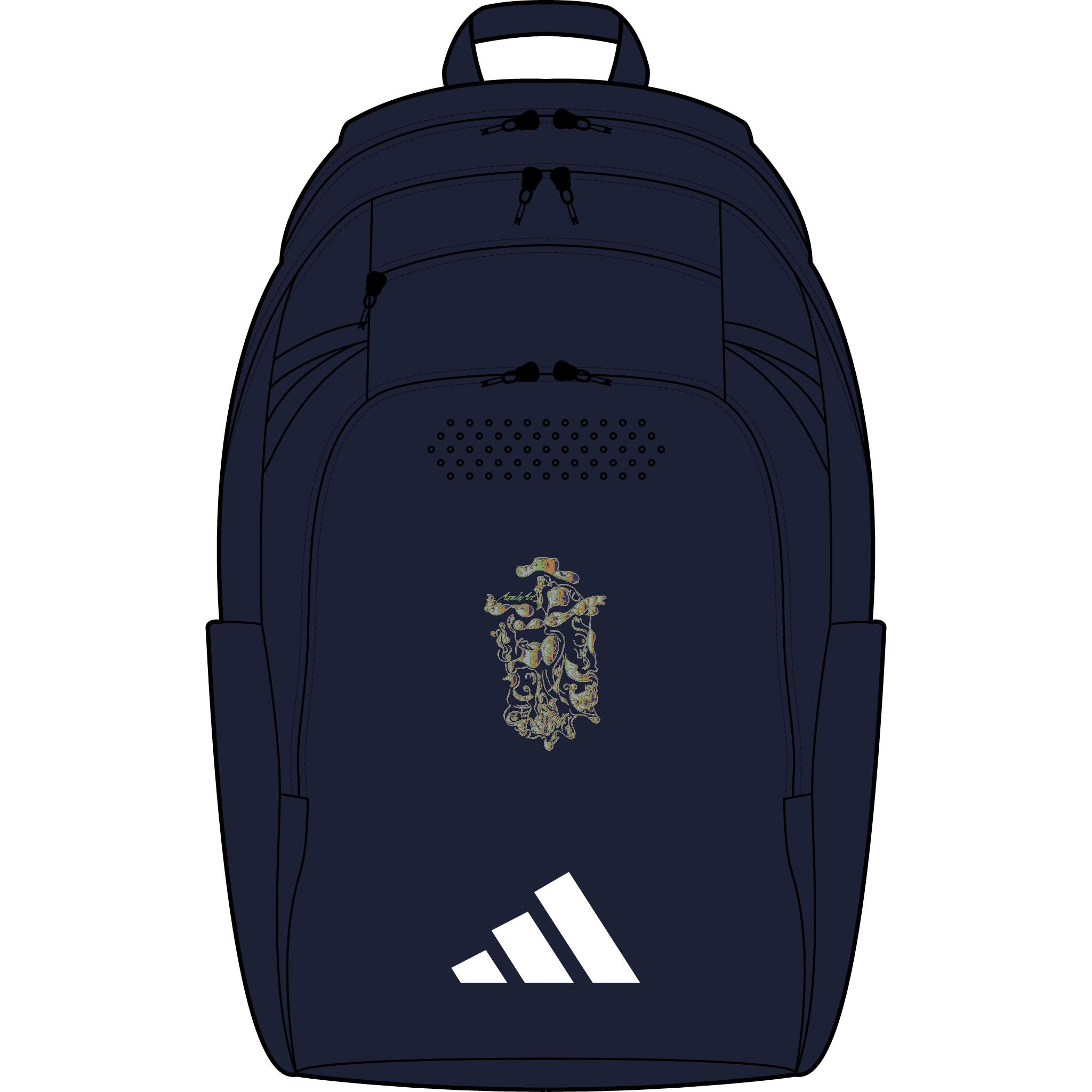 Adidas Defender 5 Backpack — Embroidered Vintage Ranger Patch